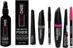 BINGEABLE...ENJOY THE DIFFERENCE Matte Fixer Spray And Eyeliner Mascara Eyebrow Pencil (Set Of 7)