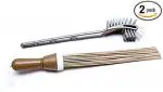 ShopiMoz Twin Side Toilet Brush + Broom -Pack of 2