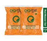 Goshudh Red Masoor Dal 800 g (400g X 2 Pack)