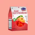 Delicious Dried Peaches Red 200G - 100% Natural & Organic Dried Red Peaches | High In Vitamins & Minerals | Delicious Healthy Snack | Vacuum Packed | Delicious Brand
