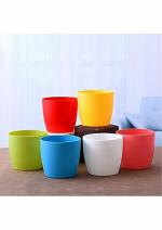 MorningVale Little Cool Pot, (Size- 4 Inch, Pack of 6), Multicolour