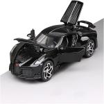 Ktrs Enterprise Alloy Metal Pull Back Die-Cast Car 1:32 Bugatti La Voiture Noire Diecast Metal Pullback Toy Car With Openable Doors & Light, Music Boys Gifts Toys For Kids