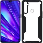 CarryWrap Back Cover for Vivo V21 5g (Black, Transparent, Hard Case, Pack of: 1)