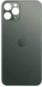 FRIENDZZWORLD Green Glass Back Panel For Apple Iphone 11 Pro Max