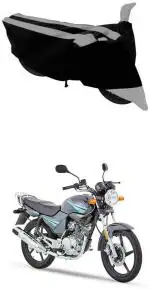 RONISH Two Wheeler Cover for Yamaha (Libero, Black, Silver)