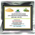 MGBN Gelatin With Stevia Powder 2 In 1 Uses For Face Mask, Hair Removal Skin Care 100 gm