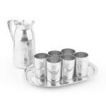 Omega Harmony Lemons Stainless Steel Serving Set - 8 Pcs (Silver Touch Design)