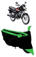 ABORDABLE Presents Honda CD Dawn Water Resistant - Dust Proof - Full Bike / Scooty Two Wheeler Body Cover (GREEN STRIPES)