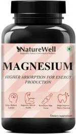Naturewell Chelated Magnesium Glycinate Citrate Oxide Supplement, 60 Capsules
