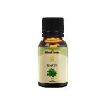 NIRVANA GRAM UDYOG Basil Essential Oil 100% Pure, Natural & Undiluted Therapeutic Grade for Mosquito Repellent, Aromatherapy, Relaxation - 15ml