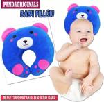 Pandaoriginals Microfibre Toons & Characters Baby Pillow Pack of 1 (Blue, Pink)