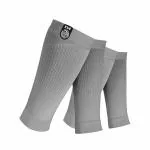 KUE Compression Calf Sleeve for Men & Women|Gym, Sports & Fitness|Calf Support, Blood Circulation, Swelling, Shin Splints, Varicose Veins, Recovery|Pack of 2|Grey-L/XL