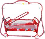 Rawzz Red Steel Bassinet|BASSINET|BASINET|CRADLE|BABY BASSINET|BABY BASINET|JHULA|JHOOLA|KIDS|LATEST BASSINET