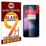 Kite Digital OnePlus 6 Transparent Tempered Glass Screen Protector with Full Installation Kit (Note:This is not Edge to Edge Tempered Glass) (Pack of 3)