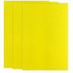Lakeer A4 Eva Foam Sheets Yellow Color 5mm Thickness Pack of 3 Sheets, for Scrapbooking, Craft Projects, Decorations, Art & Craft.