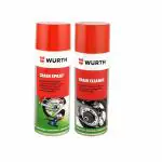 MOTORKRAFT Wurth Combo of Chain Lube Spray (500 ml) and Chain Cleaner Spray (500 ml)