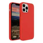 Yellowcult Apple iPhone 13 Pro Max Red Silicone Back Cover Case (6.7inch)