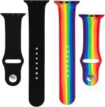 BLACK LOVIES Silicone For Compatibity Black, Rainbow