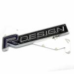 SEMAPHORE 3D Metal R Design RDESIGN Letter Emblem Badge Styling Decal Compatible with All Cars & SUV