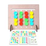 Grest Wooden Montessori Slide Puzzle, Hand Eye Coordination and Early Development Brain Activity Game For Kids