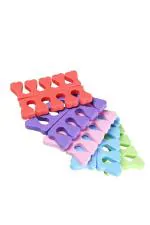 Sminakh Soft Sponge Foam Nail Finger Toe Separators Pedicure Manicure Tools (Pack of 10)