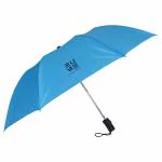 EUME Leatrix 21 Inch 2 Fold Auto-Open Umbrella (Blue)