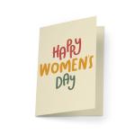 Festiko Happy Womens Day Greeting Card to Gift Mother, Sister, Wife, Office Collogue, Friend, Girlfriend (Pack of 10)