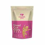 NOURISH YOU Steel Cut Oats | Gluten Free Oats | High in Iron & Fibre | Healthy Protein Breakfast Oatmeal | Diet food for Weight Management | 500 G
