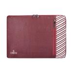 The Clownfish Algo Maroon Polyester Laptop Sleeve Tablet Case