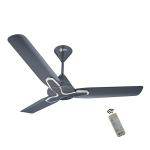 Orient Electric 1200 mm Jazz BLDC | Remote ceiling fan for home| BLDC Designer,Decorative ceiling fan with fluidic ring design | Saves up to 50% | 3-year warranty | Daytone Grey, pack 1