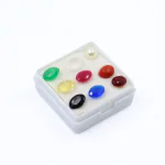 Sharvv Navratan for Pooja/ 9 Stone for pooja (Standard Size) 1pack with 9 different stones Precious Nine Planet Religious Spiritual Gemston Pack of 2