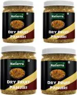 Natierra Dry Fruit Panjiri | Janmashtmi Special Prasad | Dhaniya Gond Pure Ghee | Festival Panjiri Mithai | Plastic Bottle (4 x 250 g)