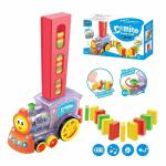 Honeybun 60 Pcs Domino Stacking Train Toy With Light and Music