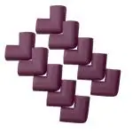 Luvlap Brown 3M Adhesive Furniture Corner Guard For Baby Safety 10 pcs