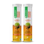 Dr.VAIDYA'S New Age Ayurved Immuni Charge, Natural Immunity Booster With Vitamin C, Amla & Zinc, Orange Flavour (Pack Of 2, 15 Tablets Each)