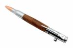 Ledos Brown Wood Bolt Action Cool Rifle, Bullet Ball Pen
