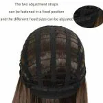 Akashkrishna Full Head Hair Wigs For Women HIghlighted brown Natural Looking Artificial Hair