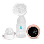 Q DEVICES Breast Pump, Automatic Electric Milk Feeding Pump with 4 Modes & 9 Levels Each, Ultra-Quiet & Pain-Free, Anti-Leak Design, BPA-Free, Portable, Rechargeable, One Size Fits All