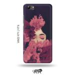 Tweakymod Printed Shy Girl Back Cover For Vivo Y71, Vivo Y71i