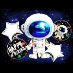 SV Traders Space Theme/Astronaut Space Theme/Boys Birthday Decoration Combo Kit