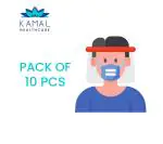 Kamal Healthcare Hospital face shield | Medical face shield | Full face shield Safety Visor  (Size - Free Size)