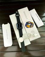 YOUFIT Black Series 7 Smart Watch With Wireless Charging, Logo During On And Off, Calling And Notification Activity Tracker Band For IOS And Android