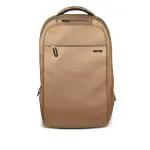 GRIPP Brown Nylon Sedan Anti Theft Backpack For 16 Inch Macbook