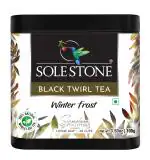 SOLE STONE Black Tea, Exotic Winter Frost, Whole leaf, Natural Antioxidants, Wellness pack, 100g