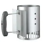 Weber Silver Alloy Steel Compact Rapidfire Chimney Starter 26.4 x 14.7 x 20.3 cm