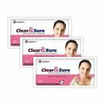 Clear & Sure One Step Urine HCG Pregnancy Test Kit (Pack of 3)