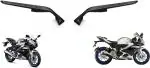 OBEROIS TRADERS Moto GP Stealth / Rizoma Wing Fin Rear View Mirror For R15 V4 & R15 M Bike Fairing Kit () Parts