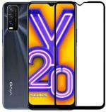 KING GUARD Vivo Y20 Transparent Glass Anti Glare and Scratch Resistant Screen Guard