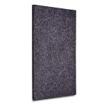 AMSSKAR 1000mm X 500mm X 50mm, Fabric Wrapped Acoustic Sound Absorbing Panel, Fire & Moisture Proof (Smoky black)