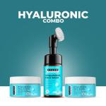 Studd Muffyn Hyaluronic Skin Care Combo Kit- Face Wash, Face scrub & Face Mask